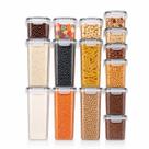 Kit Potes Herméticos Empilháveis para Mantimentos 5, 10, 15 ou 20 Potes Kit Potes Herméticos Empilháveis para Mantimentos 5, 10, 15 ou 20 Potes