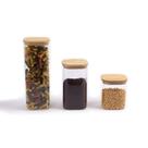 Kit Potes Hermeticos Vidro Quad Flat 1900/1400/800ml - 3 pçs Oikos Kit Potes Hermeticos Vidro Quad Flat 1900/1400/800ml - 3 pçs Oikos