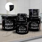 kit potes mantimentos 5 peças pote de cozinha Am