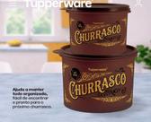 Kit potes mantimentos churrasco 2 peças estampa exclusiva Kit potes mantimentos churrasco 2 peças estampa exclusiva