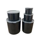 Kit Potes Mantimentos Jogo Com 5 Potes Plasticos Modernos
