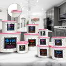 Kit Potes Mantimentos Linha premium jogo com 10 Peças plástico Kit Potes Mantimentos Linha premium jogo com 10 Peças plástico