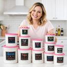 Kit Potes Mantimentos Linha premium jogo com 10 Peças plástico