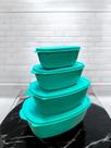 Kit Potes para Alimentos 4 Peças 400ml 800ml 1600ml 3000ml Cor:Tiffany Kit Potes para Alimentos 4 Peças 400ml 800ml 1600ml 3000ml Cor:Tiffany