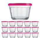 Kit Potes Pequeno Americano Tampa Cor Sortida 150ml - 15Un
