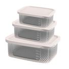 Kit Potes Porta Mantimentos Herméticos com Visor e Indicador de Medidas - Kit Potes Porta Mantimentos Herméticos com Visor e Indicador de Medidas -