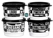 Kit Potinho de Temperos 140ml Linha Pop Box Tupperware Kit Potinho de Temperos 140ml Linha Pop Box Tupperware