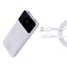 Kit Power Bank 10200mAh e Cabo UsbA para Lightning 1,5m