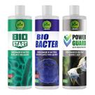 Kit Powerfert Bio Bacter + Bio Start + Power Guard - 250ml Kit Powerfert Bio Bacter + Bio Start + Power Guard - 250ml