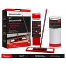 Kit Powermaid Mop Flat Chenile + Pano Multiuso Alta Performance Lavável