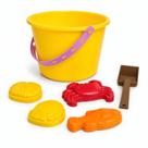 Kit Praia Infantil Divplast Balde Com Forminhas Coloridas Brinquedo Praia Criança Areia Kit Praia Infantil Divplast Balde Com Forminhas Coloridas Brinquedo Praia Criança Areia