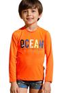 Kit Praia Sunga Blusa UV Laranja Banana Danger Kit Praia Sunga Blusa UV Laranja Banana Danger
