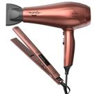 Kit Prancha Led e Secador De Cabelo Marula Bivolt