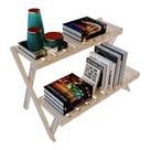 Kit Prateleiras Design Escada Para Livros E Vasos