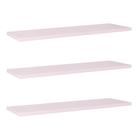 KIT PRATELEIRAS MDF 15mm - 65x20cm - ROSA BEBÊ + suporte invisível - SKY Móveis Planejados KIT PRATELEIRAS MDF 15mm - 65x20cm - ROSA BEBÊ + suporte invisível - SKY Móveis Planejados