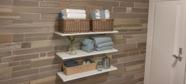 Kit prateleiras mdf branco para banheiro tamanho 60 x 20 Kit prateleiras mdf branco para banheiro tamanho 60 x 20