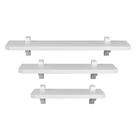 Kit Prateleiras MDF Suporte Tucano Com Comprimentos Variados 15x50 15x40 15x30 Acompanha Kit Montagem E Manual