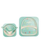 Kit Prato, Bowl e Talher Fibra de Bambu Pippo