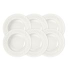 Kit Prato Fundo Tramontina Ingrid em Porcelana Decorada 23 cm 06 Peças