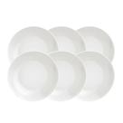 Kit Prato Fundo Tramontina Leonora em Porcelana 21 cm 06 Peças Kit Prato Fundo Tramontina Leonora em Porcelana 21 cm 06 Peças