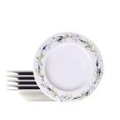 Kit Prato Fundo Tramontina Lilla Em Porcelana Decorada 23 Cm 6 Peças Tramontina
