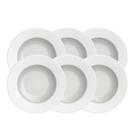 Kit Prato Fundo Tramontina Maria Augusta Em Porcelana 23 Cm 06 Peças Tramontina