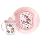 Kit Prato Infantil E Caneca Copo Trio Tampa Alça Hello Kitty Kuromi - Hello Kitty Kit Prato Infantil E Caneca Copo Trio Tampa Alça Hello Kitty Kuromi - Hello Kitty
