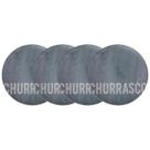 Kit Prato Raso Churrasco Stone em Porcelana 28 cm 4 Peças Tramontina 96950/287
