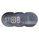 Kit Prato Raso Tramontina Churrasco Stone Em Porcelana 28 Cm 6 Peças Kit Prato Raso Tramontina Churrasco Stone Em Porcelana 28 Cm 6 Peças