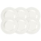 Kit Prato Raso Tramontina Ingrid Em Porcelana Decorada 27 Cm 06 Peças Tramontina