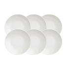 Kit Prato Sobremesa Tramontina Leonora Em Porcelana 19 Cm 06 Peças Tramontina