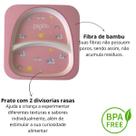 Kit prato + talher Fibra de Bambu Pippo