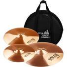 Kit pratos de bateria Orion solo pro SP70 14HH, 16MC, 20RD Kit pratos de bateria Orion solo pro SP70 14HH, 16MC, 20RD