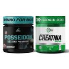 Kit Pré Treino Frutas Posseidon + Creatina Pura 300g Vitamax