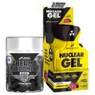 Kit Pré Treino Nuclear Rush Gel 10 Sachês + Thermo Abdomen Black Bodyaction