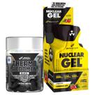 Kit Pré Treino Nuclear Rush Gel 10 Sachês + Thermo Abdomen Black Bodyaction