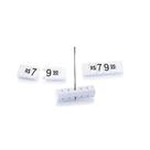 Kit Precificador para Joias - Preço para Vitrine (Branco com Preto) - 340 Peças