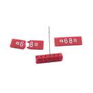 Kit Precificador para Joias - Preço para Vitrine (Vermelho com Branco) - 340 Peças