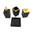 Kit Premium Banheiro Lavabo Sabonete Escova Algodão 4 peças Kit Premium Banheiro Lavabo Sabonete Escova Algodão 4 peças