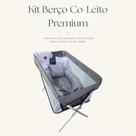 Kit Premium Berço CoLeito Bebê com Ninho e Pelúcia Koala Luz e Som