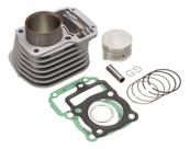 Kit Premium C/cilindro Pistao Junta Kmp.anel Rik Cg 125 02/