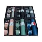 Kit Premium Garrafa Térmica 500ml Inox com 3 Xícaras Várias Cores Disponíveis