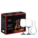 Kit Premium Riedel: Decanter Merlot 970ml e 2 Taças Cabernet Cristal Kit Premium Riedel: Decanter Merlot 970ml e 2 Taças Cabernet Cristal