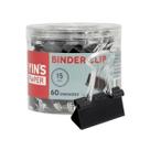 Kit Prendedor Binder Clip Metal Yins Paper Home Office Teletrabalho Organização Mesa Papéis Importantes -