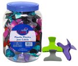 Kit Prendedor Cabelo Plástico Clip Piranha Cabelereiro C/60