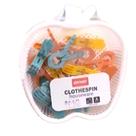 Kit Prendedores de Roupa 16 Pçs c/ Cesto N244648-9 - Quanhe