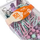 Kit Prendedores Office Tom Pastel - Leo & Leo