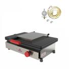 Kit - Prensa Sanduicheira Lanche Grill a Gás Pr-500g + Kit Gás - Progás