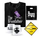 Kit Presente Baterista The Drumfather - Presente Ideal para Bateristas