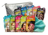 Kit Presente de Beleza 7th Heaven com 10 Máscaras Faciais e Bolsa Prateada Kit Presente de Beleza 7th Heaven com 10 Máscaras Faciais e Bolsa Prateada